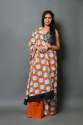 Mul Cotton Hand Printed Saree For Ladies thumb 5