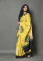Mul Cotton Hand Printed Saree For Ladies thumb 6