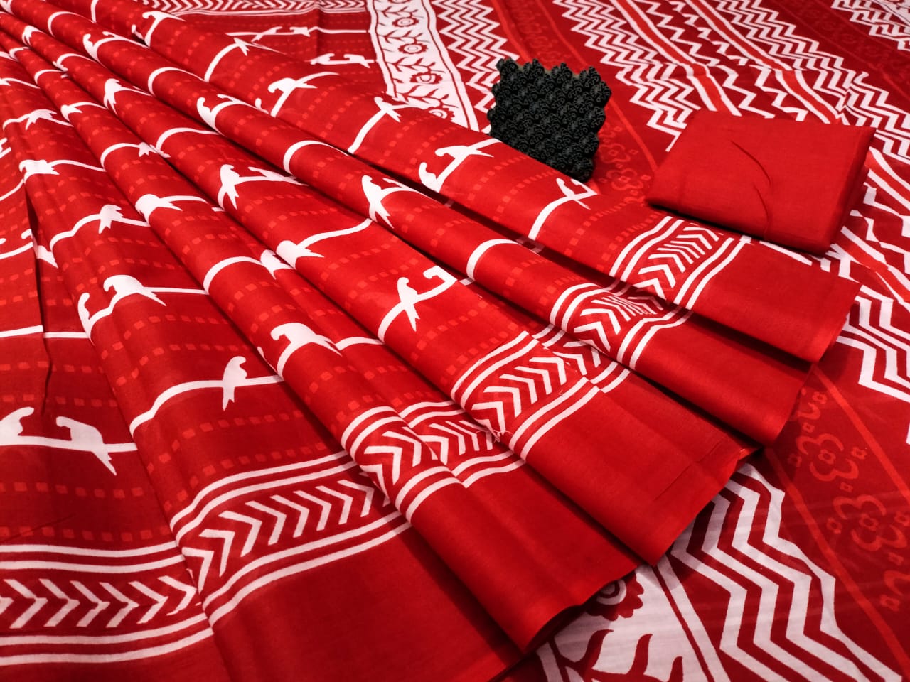 Mul mul cotton saree