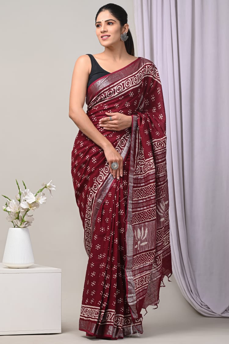 New Linen Sarees Collection