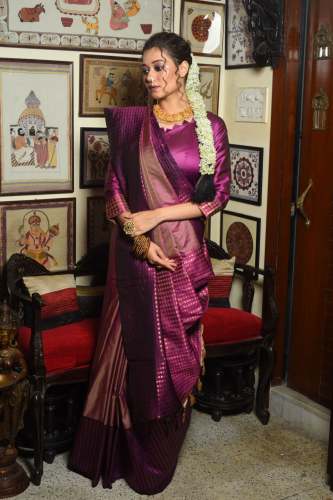 Buy SAYAN CREATION Color Block Bollywood Pure Cotton Multicolor Sarees Online @ Best Price In India