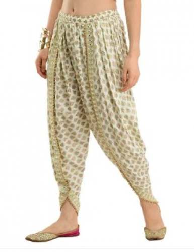 Rayon Printed Ladies Dhoti Salwar Pant  by Humaira Fashions