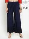 Stylish rayon Chikan Palazzo Pant thumb 1