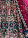 Beauteous Rama Color Lino Silk Lehenga thumb 3