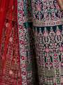 Divine Green Color Bridal Lehenga  thumb 3