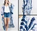 Blue Tie and Die Kimono  thumb 1