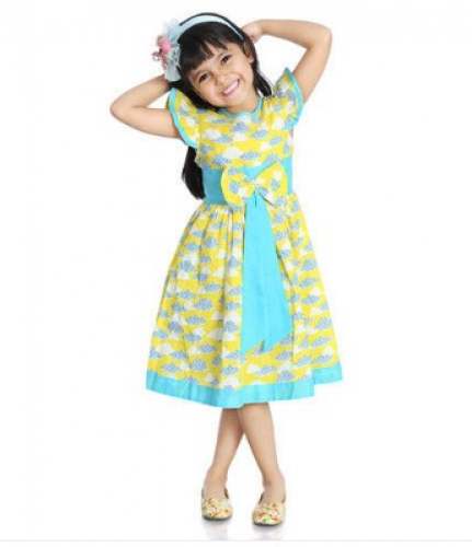 7-9 Years Kids Printed Frocks  by Trendmonger Private Limited