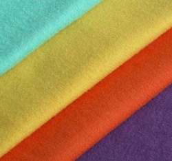 200-250 GSM Pure Cotton Fleece Fabric 