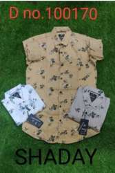 Men Cotton Printed Shirt by Shaday