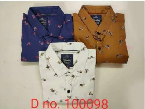 Men Cotton printed Shirt by Sanghvi Lifestyle