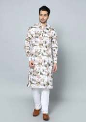 Festive Wear Mens printed Kurta 