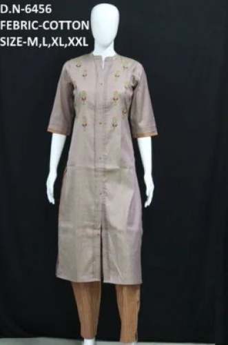 Stylish cotton Kurti Pant Set 