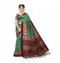 Buy Multi Color Gadhwal Silk Saree For Women