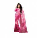 New Collection Pink Printed Leheriya Saree