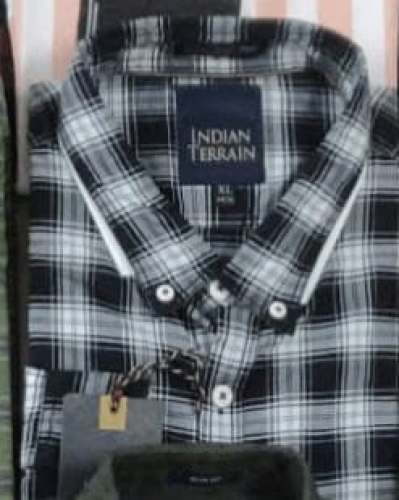 Trendy Checks Design Mens Cotton Shirt  by Wardrobe