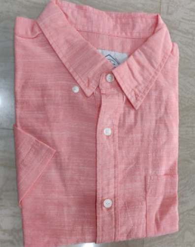 Formal Wear Pink Mens Shirt  by J P Readymade and Fashions