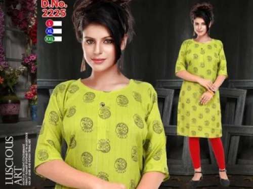 Daily Wear Rayon Kurtis by Live Creation