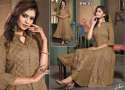 Party wear Brown Long Kurti 