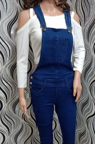 New Collection Fancy Full Denim Dungaree For Women by Forever Pretty