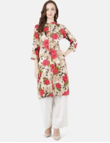 Ladies Casual Printed Kurti by Chandan Yadav Group