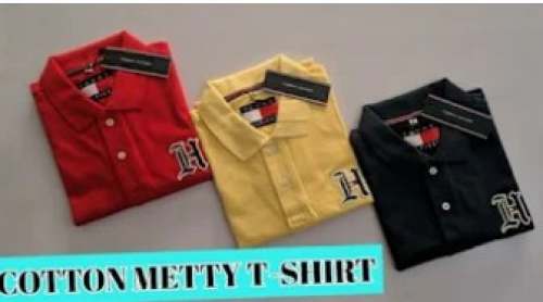 Plain Collar T shirt For Men