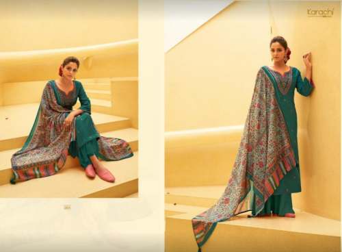 Green Ready Made Suit For Women