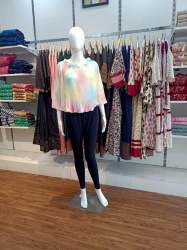 Multi Color High neck Western Top 