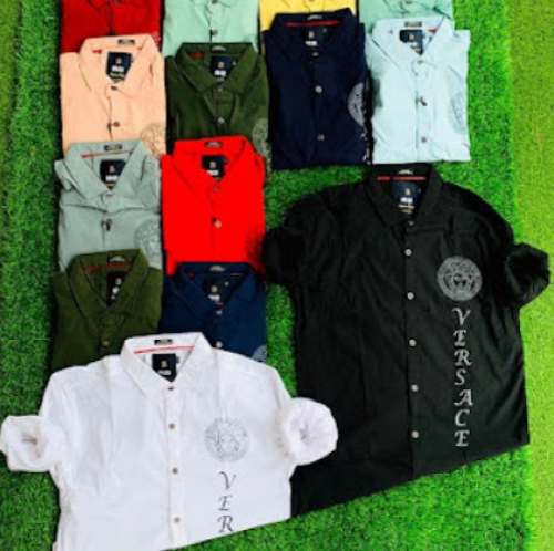 Stylish Mens Collar Neck Shirt 