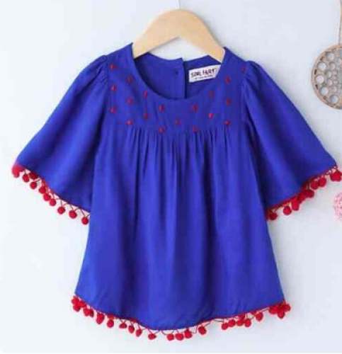 Stylish Blue Western Top  by Fashion World