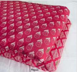 Designer Garment Printed Rayon Fabric 