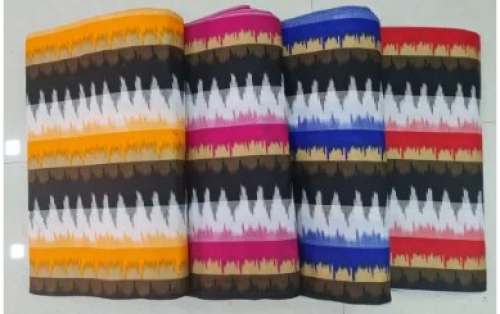 New Ikkat Style Cotton Printed Fabric by Chetan Handloom