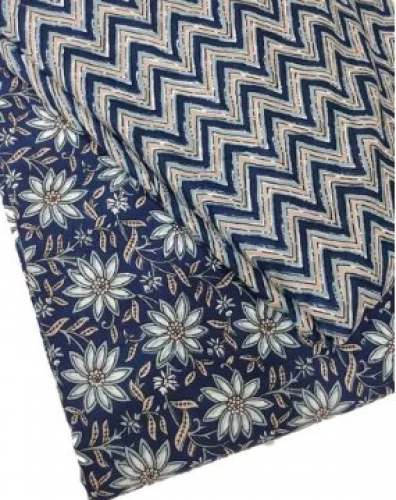 New Collection Printed Floral Cotton Fabric by Urban Khadi Club
