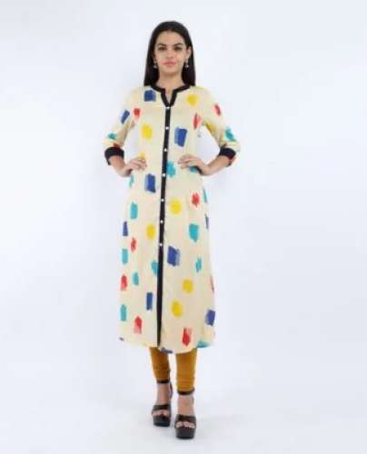 Ladies Regular Wear Printed Kurti by ARMA Apparels