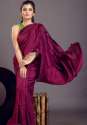 Party Wear Plain Khadi Silk Sarees