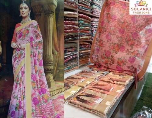 Cotton silk saree
