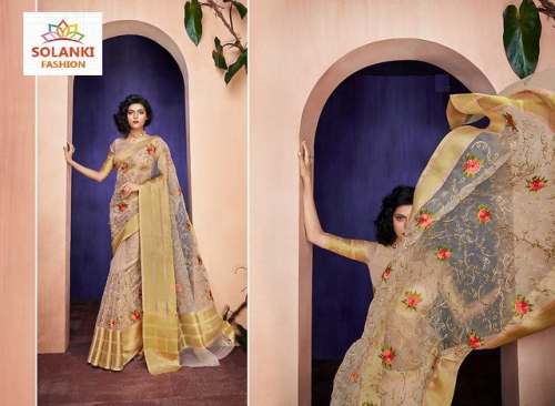 Fancy saree by Solanki Fashion