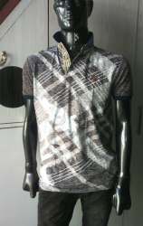 Regular Wear printed Collar Neck Tshirt 