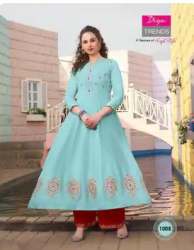 Fancy Anarkali Kurti Palazo Set 