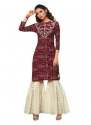 Party Wear Kurti With Sharara pant 
