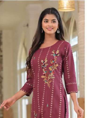 Designer Hand Embroidery Kurtis by RAVIKALA FASHIONS