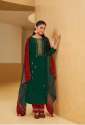 Riha Silk Designer Festive Wear Ready Made Suit