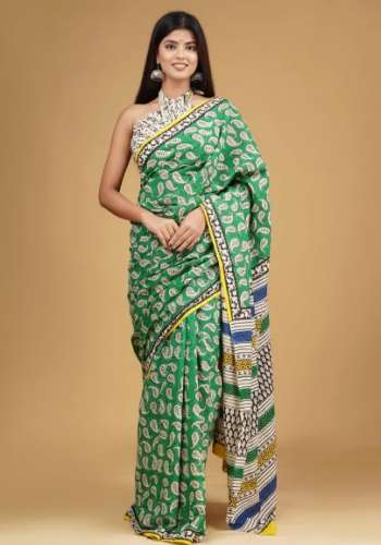 BAGARU PRINTED COTTON SAREES