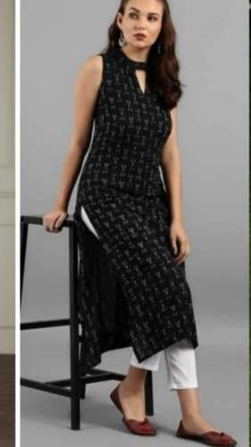 New Arrival Black And White Kurti Pant Set by Himani Boutique