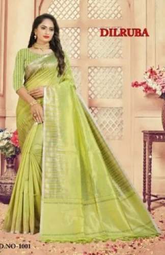 Dilruba Linen Party Wear Saree by Sanvika Fashion by Saanvika Fashion