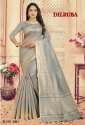 Dilruba Linen Party Wear Saree by Sanvika Fashion thumb 2