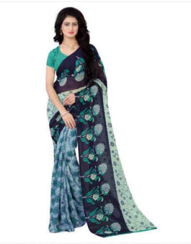 casual georgette saree by Vimalnath Synthetics