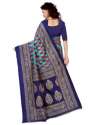 Printed Art Silk Saree  thumb 1