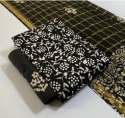 Black Wax Batik Jam Cotton dress Material  thumb 2