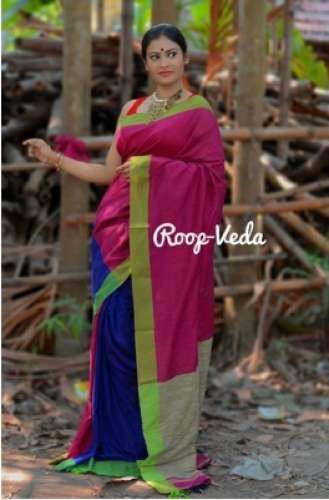 Festive Wear Silk Cotton Saree by Roop Veda