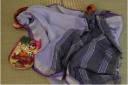 Ladies Party Wear Linen Saree